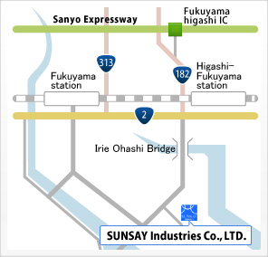 Access Map・Head office, Factry
