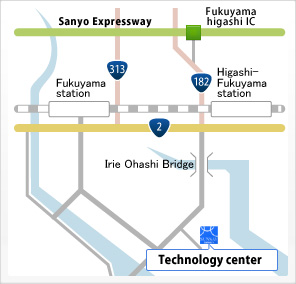 Access Map・Technology center/Addres