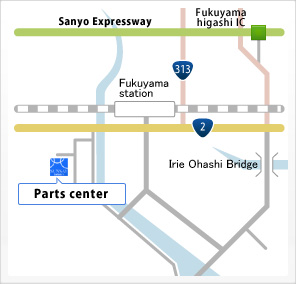 Access Map・Parts center