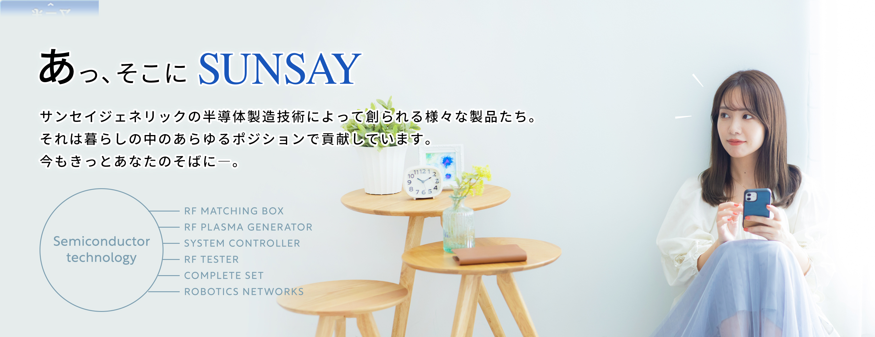 あっ、そこにSUNSAY。サンセイジェネリック株式会社